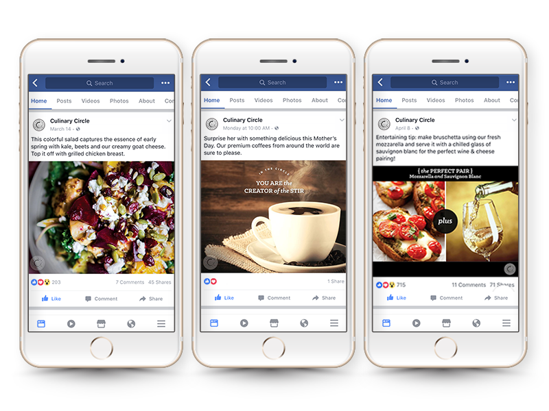 Culinary Circle / Social Posts