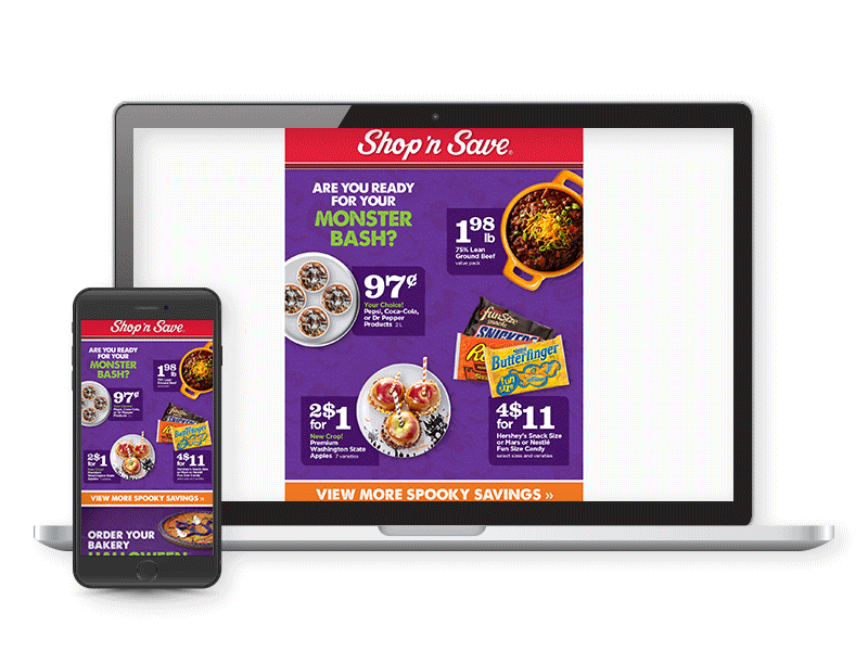 Shop 'n Save / Halloween Email