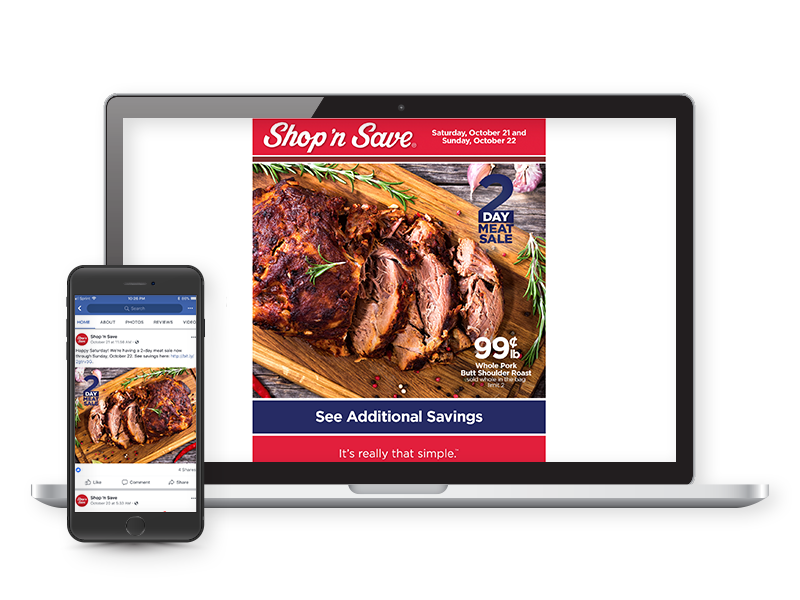 Shop 'n Save / Meat Sale Email