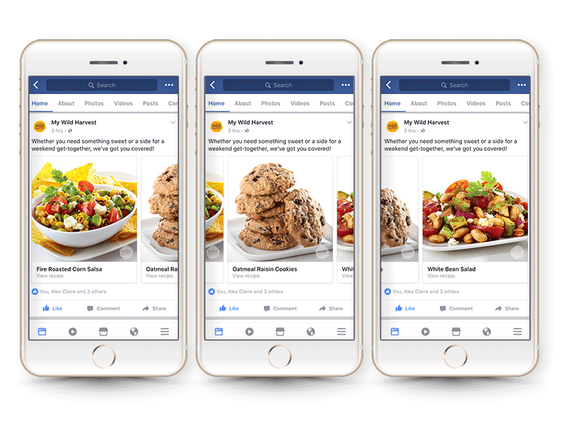 Wild Harvest / Carousel Facebook Ad